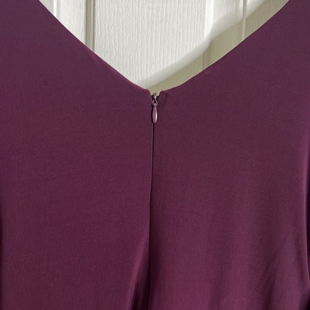 Lauren Ralph Lauren Bell-Sleeve Stretch Jersey Gown Beaded size 4 Wedding New - Picture 13 of 13